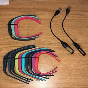Fitbit Flex. Bands and chargers.